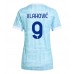 Juventus Dusan Vlahovic #9 Bortedrakt Dame 2025-26 Korte ermer